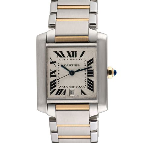 cartier gold tank francaise|cartier tank francaise pre owned.